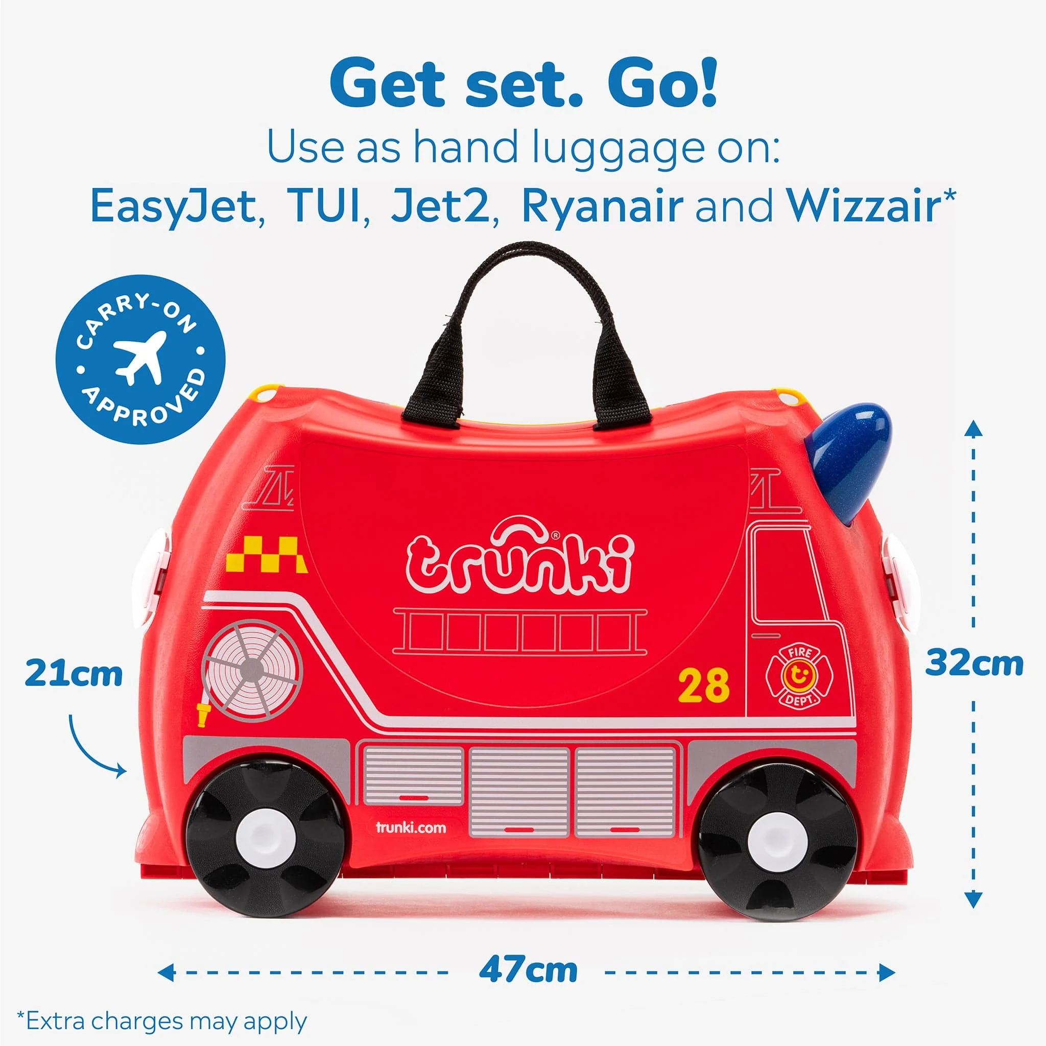 Frank the Fire Truck Trunki - Image 3