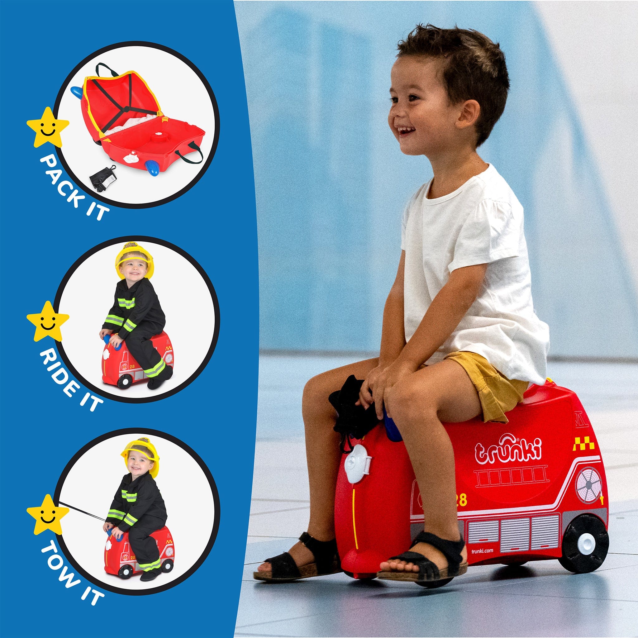 Frank the Fire Truck Trunki - Image 4